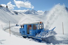 Grossglockner Hochalpenstrasse (6) Schneeraeumung