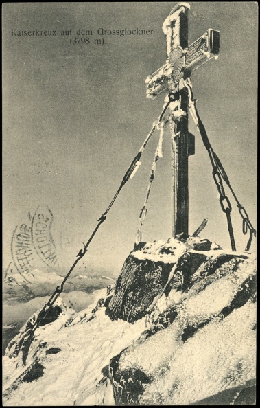 Historisches Gipfelkreuz von 1906©AKON_Oesterreichische Nationalbibliothek.jpg